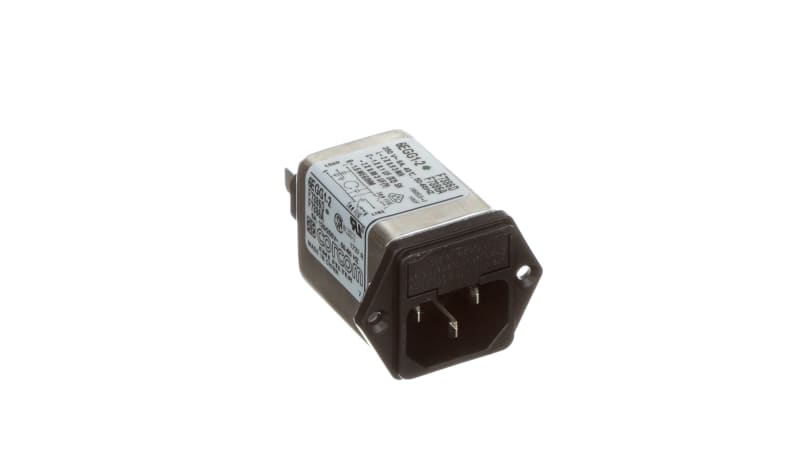 TE Connectivity 6EGG1-2 AC Power Entry Module, 6A, 250VAC, Dual Fuse ...