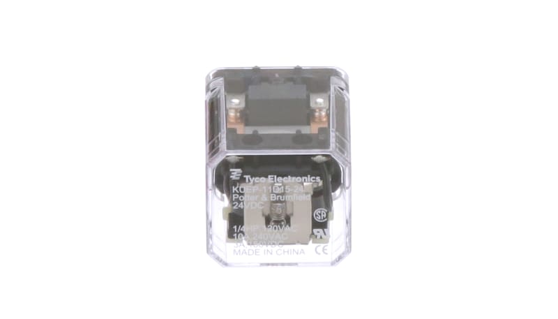TE Connectivity KUEP-11D15-24 Relay, E-Mech, DPDT, 10A, Ctrl-V 24DC ...