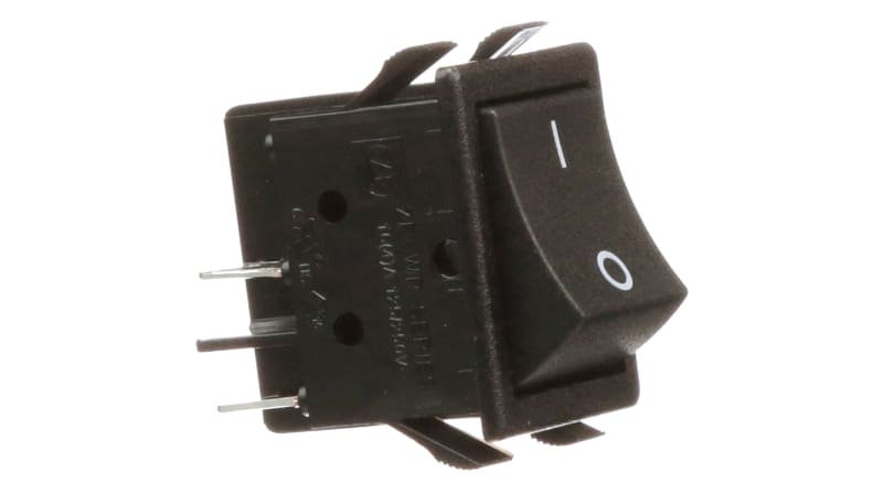 ZF Electronics WRG32F2FBBNN Switch,Rocker,DPST,ON-OFF,Concave,Non