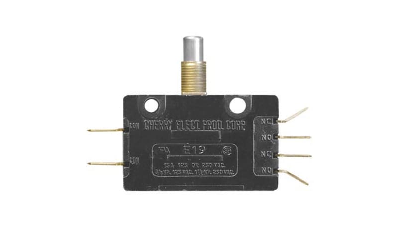 ZF Electronics 0E19-00M0 Switch,Snap Action,DPDT,Metal Over-Travel