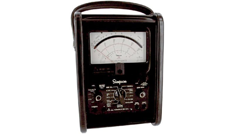 Simpson 260-8RT 12389 Multimeter 1/2.5/10/25/50/250/500/1000 V