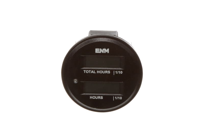 ENM Company PT1210G0P Hour Meter, Maintenance, 85-265VAC/90-360VDC ...