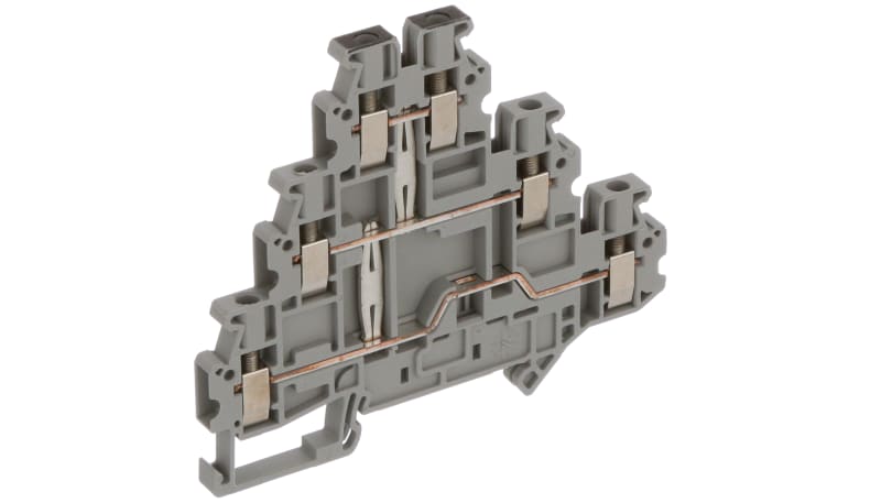 Phoenix Contact 3214262 Terminal Block DIN-Rail 3Level Feed-Thru Screw ...