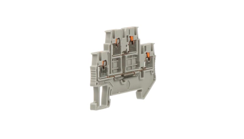 Phoenix Contact 3208511 Term Block DIN-Rail Double-Level Feed-Thru Push ...