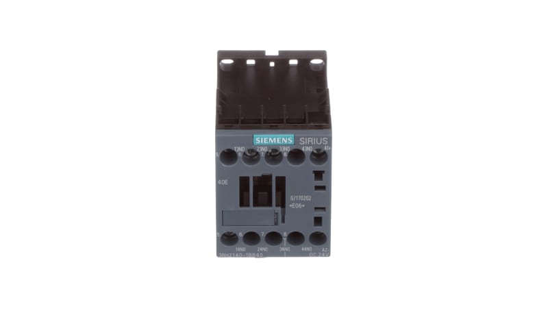 Contattore Ausiliario Siemens 3RH2140-1BB40 - Relè Ausiliario 24V DC 4NA - Modulo 3RH2