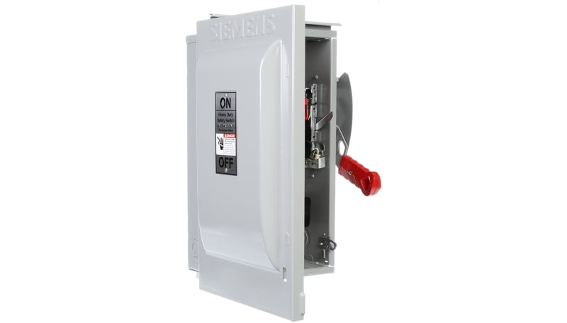 Siemens HF362R Fusible Disconnect Switch, 3P 60A 600V, NEMA 3R, HF