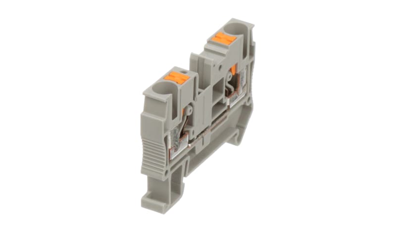 Phoenix Contact 3211813 Term Block DIN Rail Feed Thru Push-In Conn