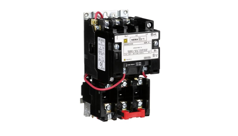 Square D 8536SCO3V02S STARTER 600VAC 27AMP NEMA, Non-Reversing