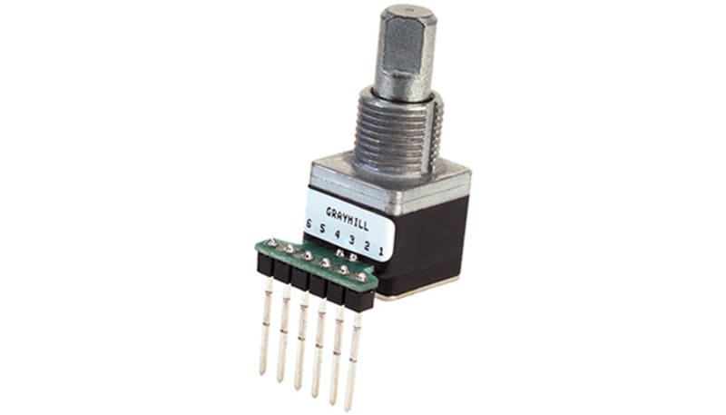 Grayhill 62AG22-L5-P Encoder, Optical, 16 Positions, Low Torque, Med ...