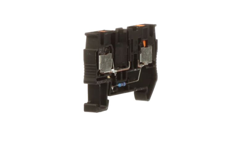 3208964 Phoenix Contact 3208964 Term Block DIN Rail Fuse Push-In 2Conn 24-10AWG ...