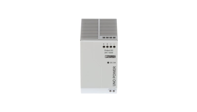 Phoenix Contact 2902993 DIN Rail Mount Power Supply,24V,4.2A,Input