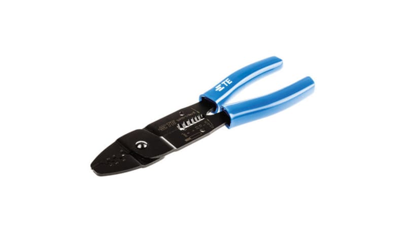 TE Connectivity 169111-1 Hand Crimp Tool,22-10 AWG,For F Crimp