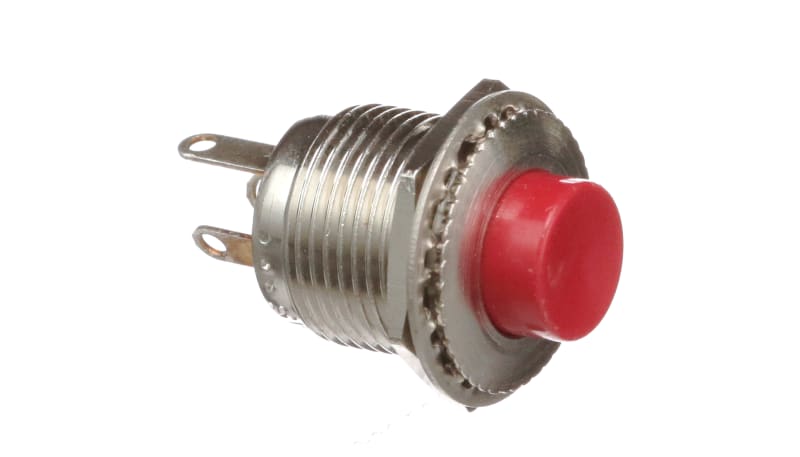 GC Electronics 35-416-BU Switch Push Button ON (OFF) SPDT Round Button ...