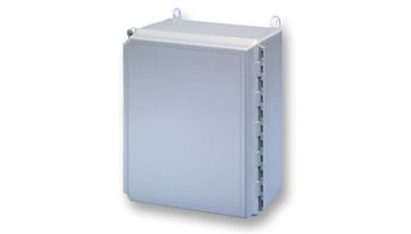 nVent HOFFMAN A864CHSCFG Enclosure, Junction Box, Gray, Fiberglass