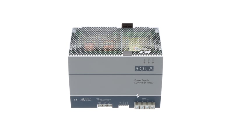 SolaHD SDN40-24-100C Power Supply, AC-DC, 24V, 40A, 85-264V