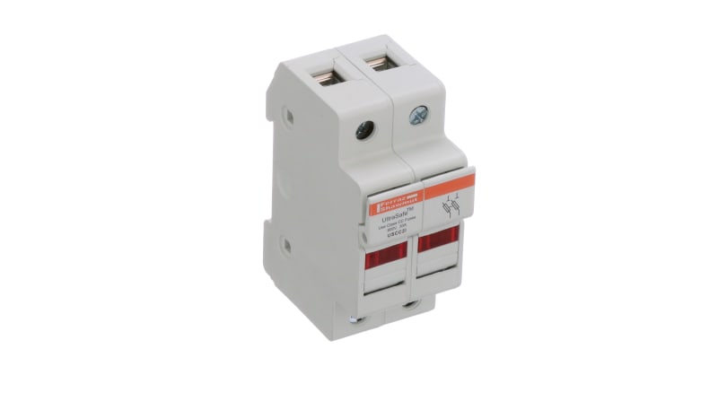 Mersen USCC2I Fuseholder,Class CC,UltraSafe,W/Indicator,2P,600VAC/DC ...