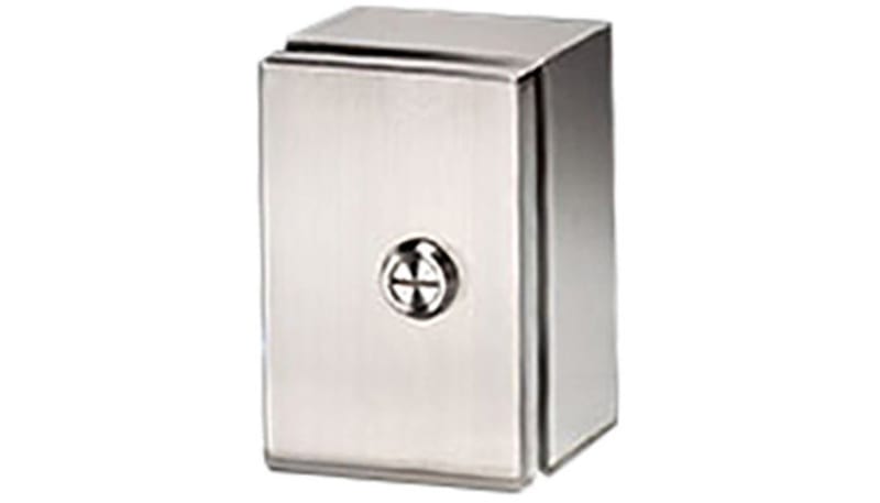 Rittal 8018109 Enclosure,Stainless Steel,Hinged,1/4Trn Latch,Natural ...