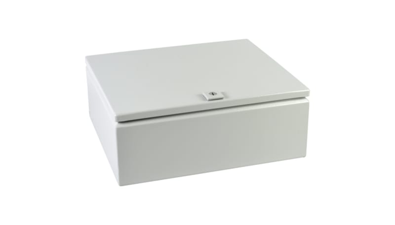 Rittal 8018101 Junction Box,Steel,Hinged,1/4 Turn Latch,Gray,16x14x6 In ...