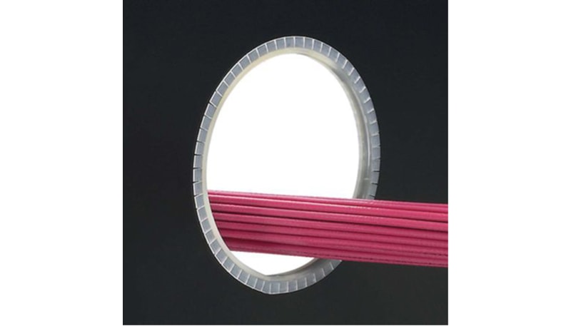 Panduit GEE144F-A-C0 Slotted grommet edging, .144