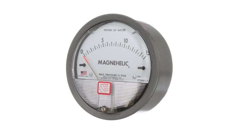 Dwyer Instruments 2015 Differential Pressure Gauge, Inch of Water