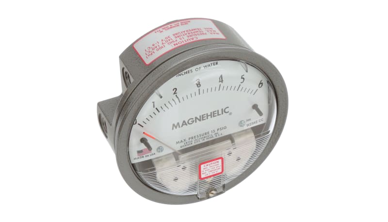 Dwyer Instruments 2006 Differential Pressure Gauge, 4 in Dial