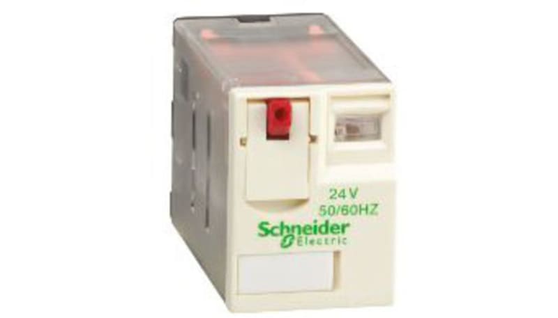 Schneider Electric RXM3AB1B7 Relay, 3PDT Socket Mount, 10 A @ 30VDC, 24 ...