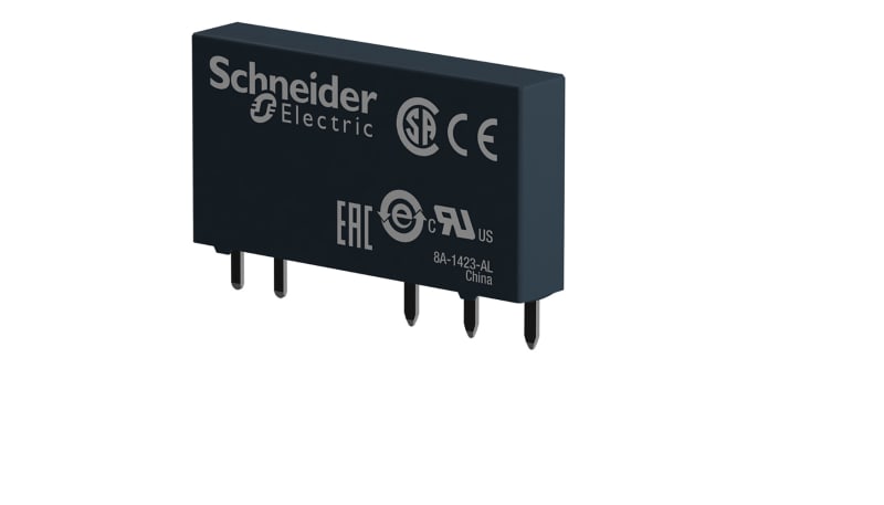Schneider Electric RSL1AB4ND Relay RSL Slim Interfacing Plug-In Relay,6 ...