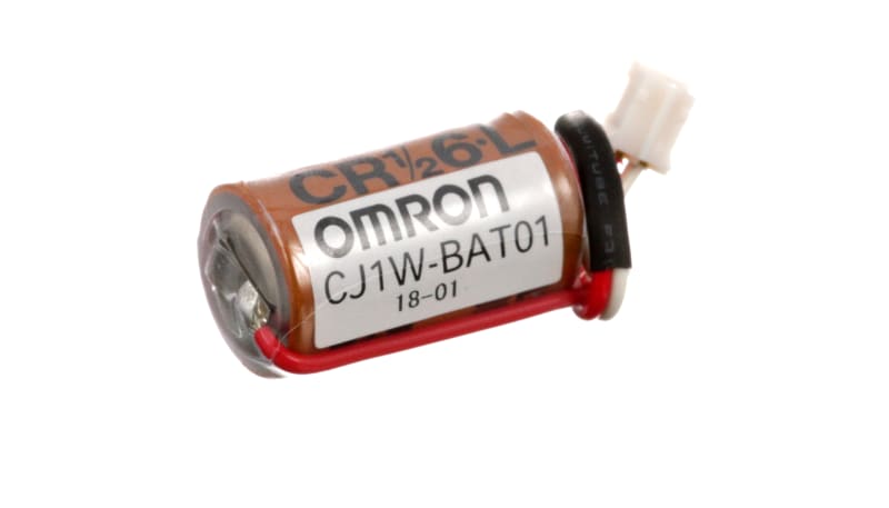 Omron Automation CJ1W-BAT01 Lithium Battery, For Use With CJ1M