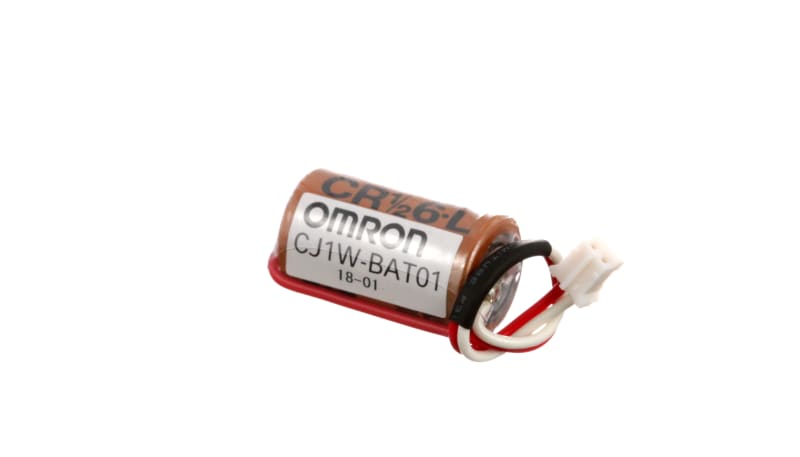 Omron Automation CJ1W-BAT01 Lithium Battery, For Use With CJ1M