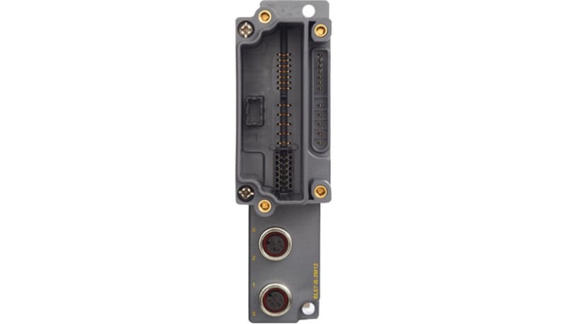 Turck BL67-B-2M12 Base, 2xM12, 5 Pole, Female, A-Coded, M6827186