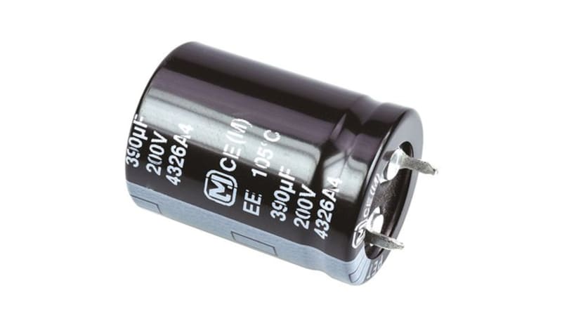Ee Components Panasonic Electronic Components EETEE2D391HJ Capacitor Snap-in EE 200V ...
