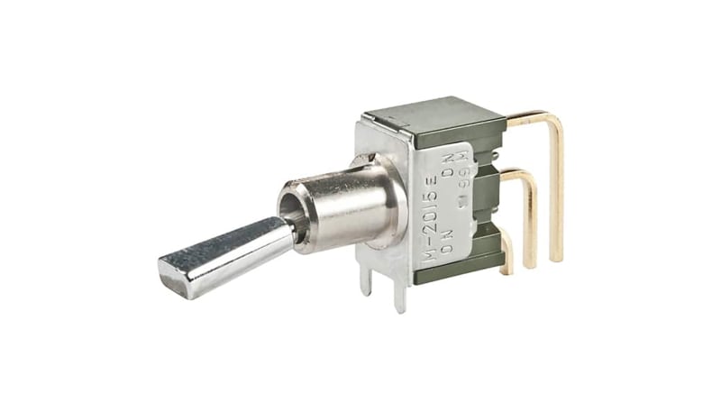 NKK Switches M2015ES2G45 Switch,Toggle,SPDT,ON-NONE-(ON),Non-Illum,.450 ...