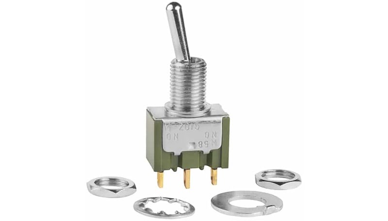 NKK Switches M2015SS1G01 BUSHING MOUNT MINIATURE TOGGLE