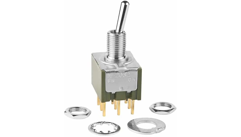 NKK Switches M2032SS1G03 BUSHING MOUNT MINIATURE TOGGLE