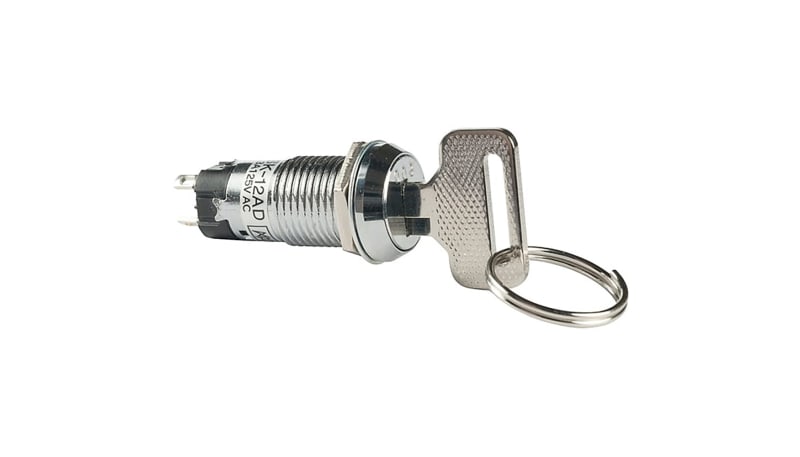 NKK Switches SK12ADW01 Switch,Keylock,SPDT,ON-NONE-ON,Key Remove Pos 1 ...