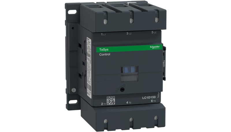Schneider Electric LC1D150F7 Non-Reversing Contactor, 110VAC, 150A, 3P ...