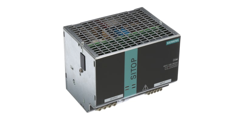 Siemens 6EP13363BA00 Power Supply, 1 PH, AC-DC, 24V, 20A, 120-230V
