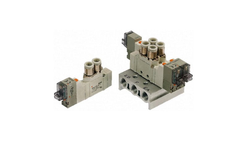 SMC Corporation SY5320-5LOU-01F-Q Solenoid Valve, Air, 3-Position ...