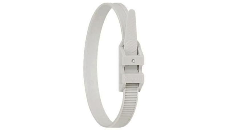 Pass & Seymour 0 318 70 Gray Cable Tie, 185mm x 9 mm, Colson