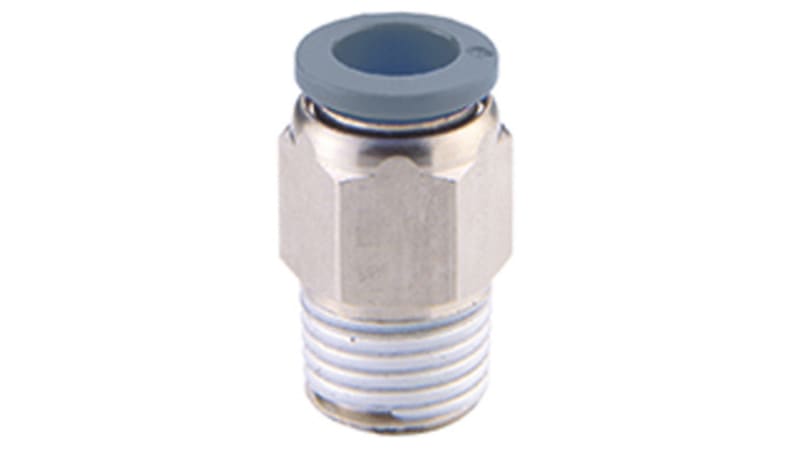 Norgren C24250410 Fitting, Straight Adapter 1/4X 10-32 UNF