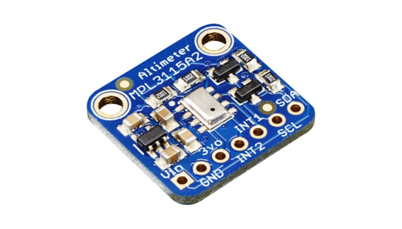Adafruit Industries 1893 MPL3115A2 - I2C Barometric Pressure/Altitude ...
