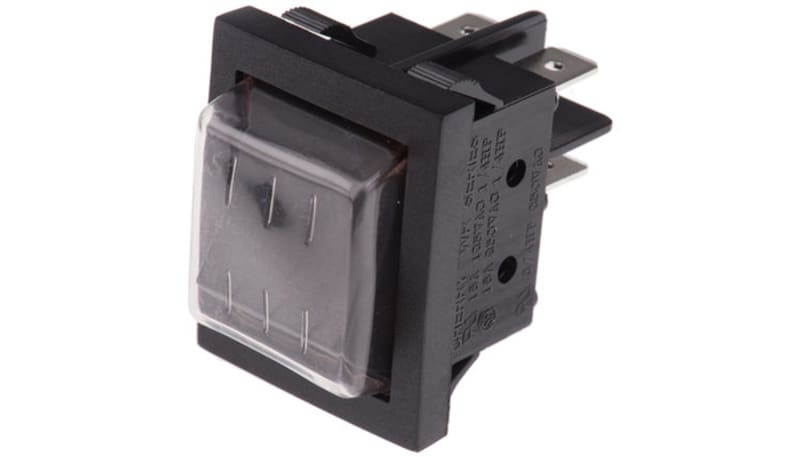 ZF Electronics WRG32F2BBBNS Switch,Rocker,DPST,ON-OFF,Concave,Non-Illum ...