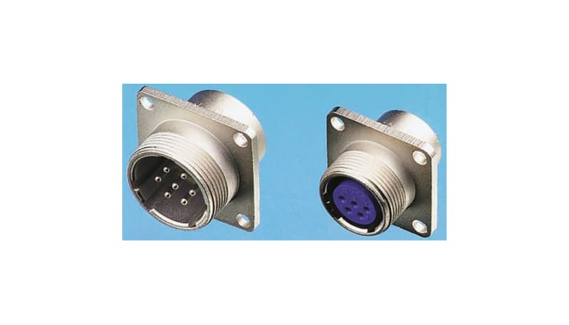 ITT Cannon 127039-0017 ITT Cannon, 3 Pole Panel Mount Connector Socket ...