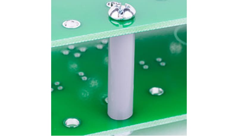 Bivar, Inc. SRS-1-295 Self Retaining PVC Screw Spacer,.295in. Length ...