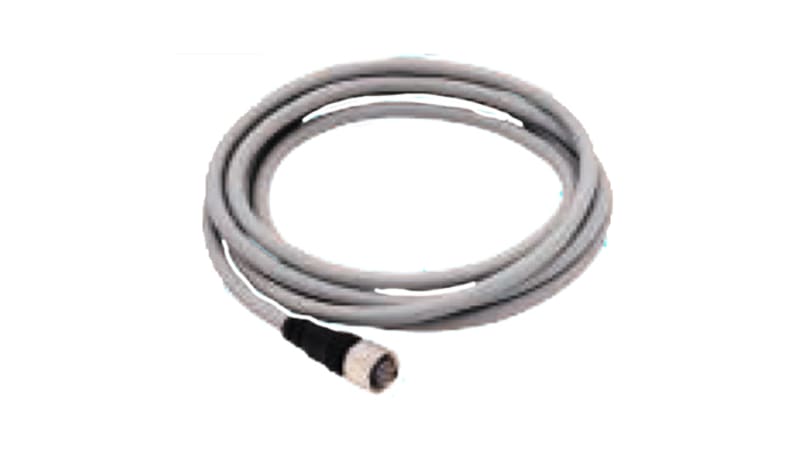 Patlite SZ-120-02 Cordset, 2m Cable w/8-Pin M12 Female QD w/Leads for ...