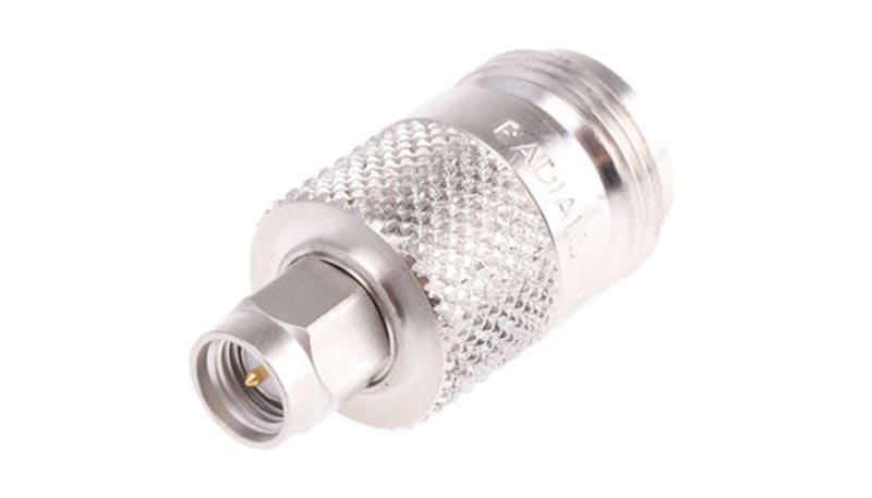 Two Band Radiall Socket RADIALL R191327000 Straight 50Ohms RF Adapter Type N Socket to SMA Plug ...