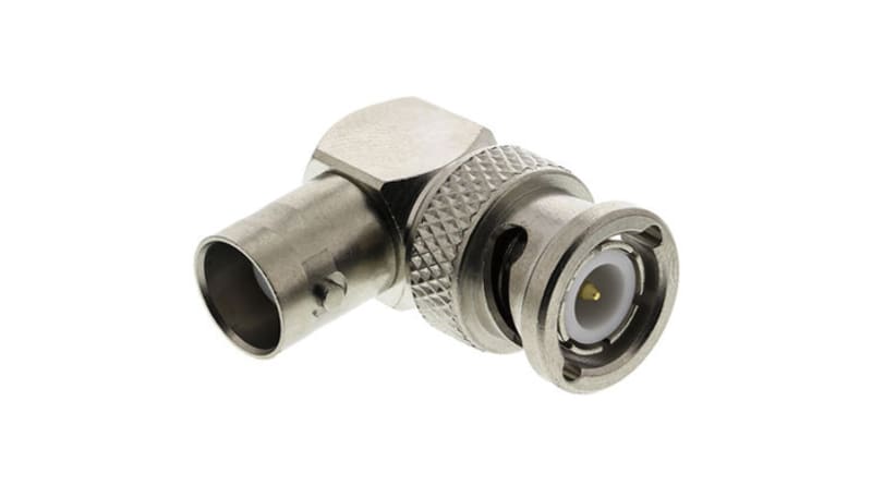 Two Band Radiall Socket RADIALL R141770000 Right Angle 50Ohms RF Adapter BNC Plug to BNC Socket ...
