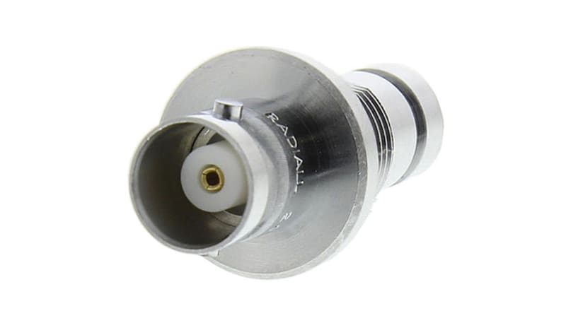 RADIALL R191416000 Straight 50Ohms RF Adapter MQ Socket to BNC Socket 4GHz