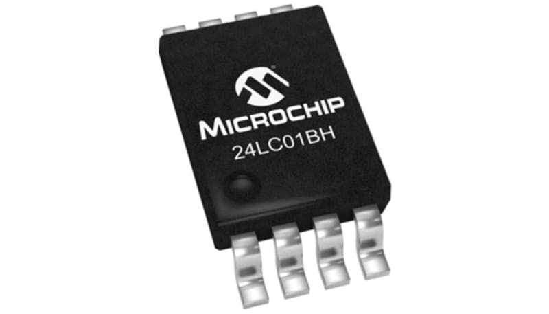 Microchip Technology Inc. 24LC01BHT-I/ST 1K, 128 X 8 SERIAL EE, 2.5V ...