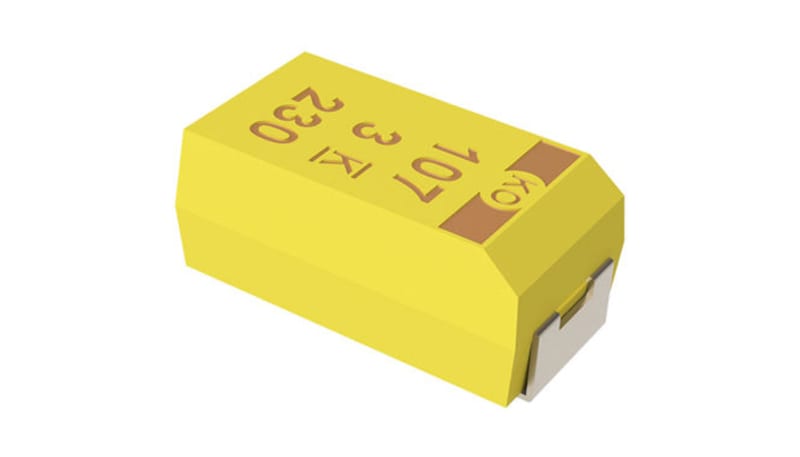 KEMET T543D475M063AHE075 4.7uF Solid Polymer Tantalum Electrolytic ...